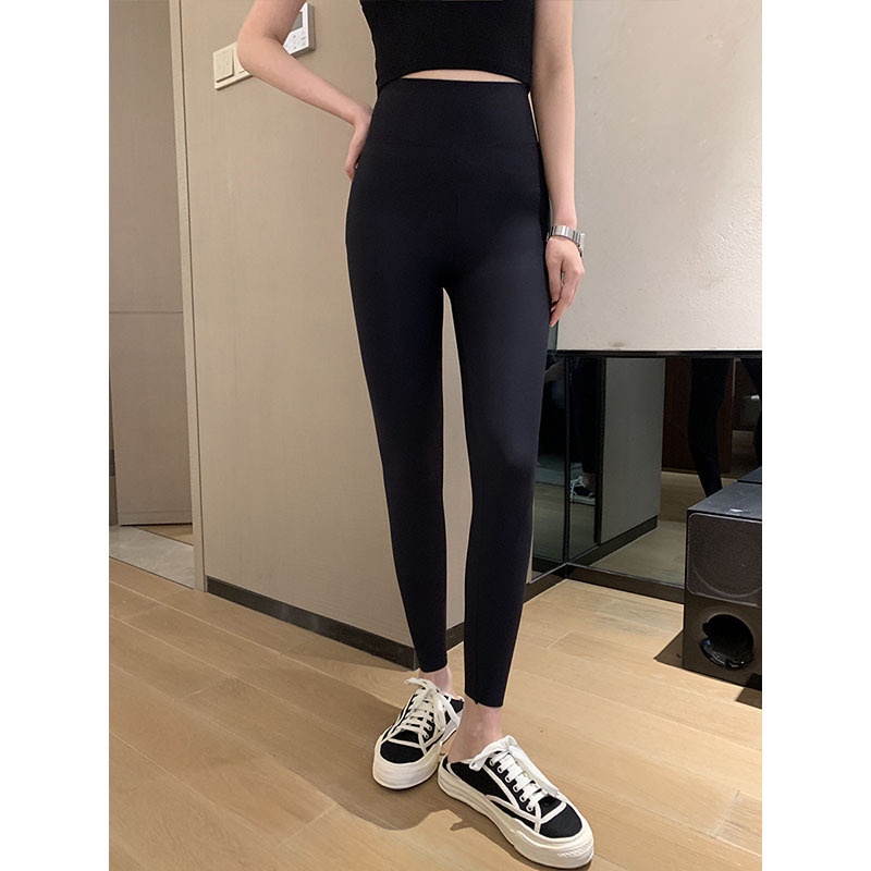 Quần legging nữ dài lưng cao dày dặn CHERRY vải thun thái cao cấp dáng ôm mặc nhà đi chơi tập gym T005 | BigBuy360 - bigbuy360.vn