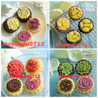 Khuôn trung thu lò xo 2020 gồm 4 mặt 50g (nhiều mẫu)
