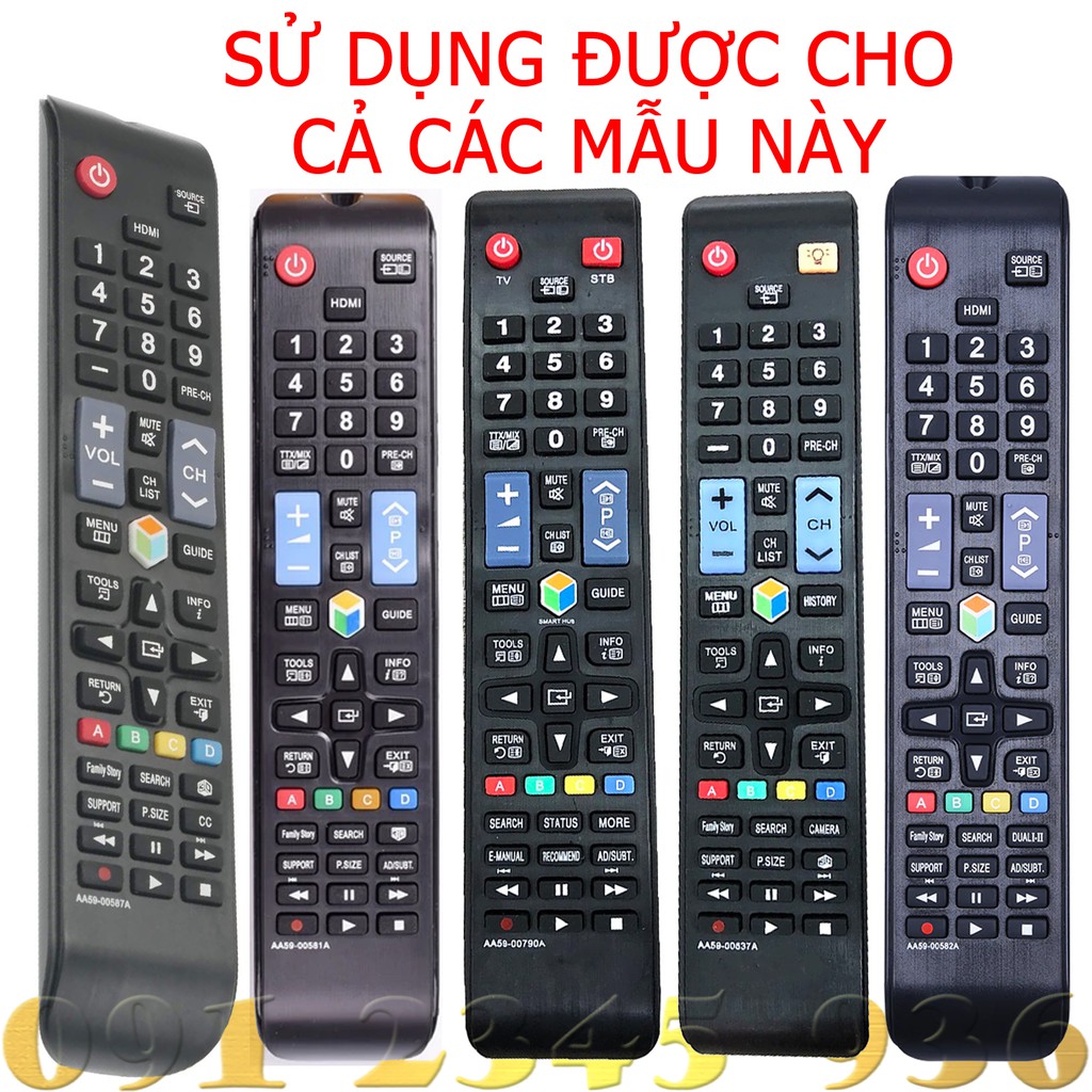 Điều khiển SAMSUNG ''ĐA NĂNG'' mã số RM-D1078+ cho Tivi Smart. (Mẫu số 3)