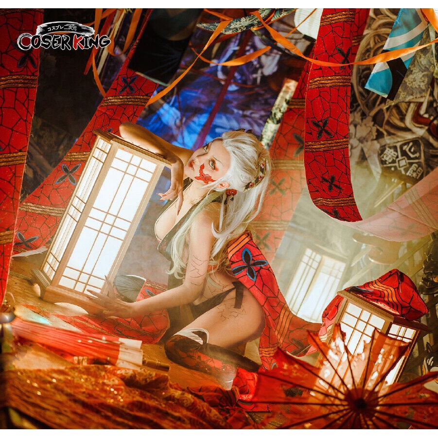Trang Phục Hóa Trang Nhân Vật Hoạt Hình Demon Slayer Kimetsu no Yaiba Daki
