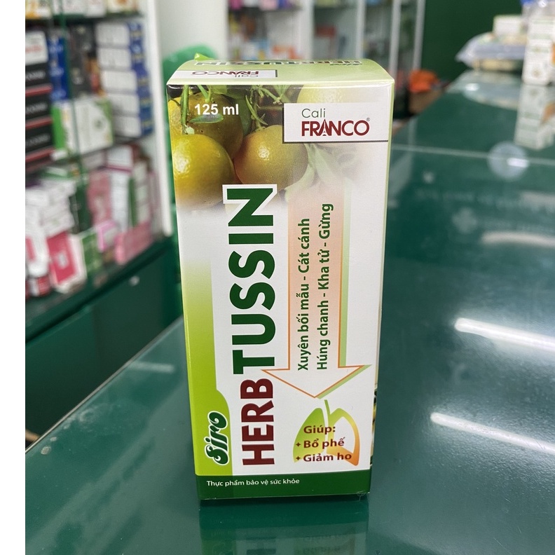 Herb Tussin - Hỗ trợ điều trị các chứng ho lâu ngày, bổ phổii ích phế, giảm ho, rát họng, khàn tiếng.