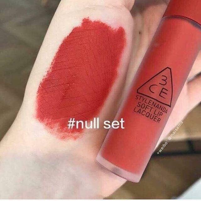 Son 3CE Soft Lip Lacquer #NULL SET