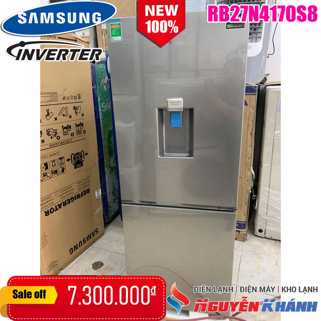 Tủ lạnh Samsung Inverter RB27N4170S8 276 lít