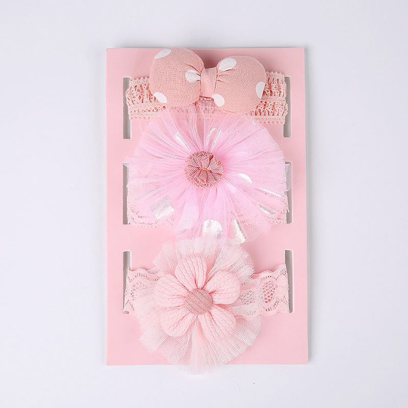 Set 3 Băng Đô Hoa Xinh Xắn Dành Cho Bé Gái