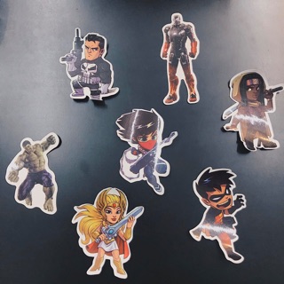 [MARVELSTORE] Combo 10 miếng dán sticker