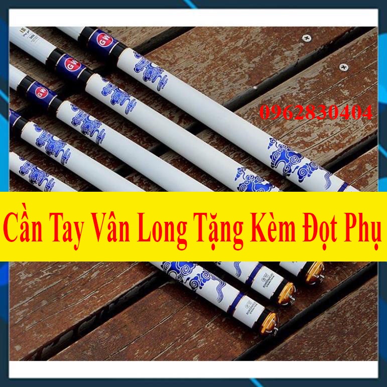 [Chất Lượng] Cần Câu Tay GW Vân Long Tặng Kèm Ngọn Phụ_Đại Lý Đồ Câu Cá Cần Câu Đài