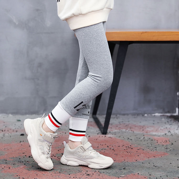 Quần legging giữ ấm thời trang mùa thu đông xinh xắn cho bé gái