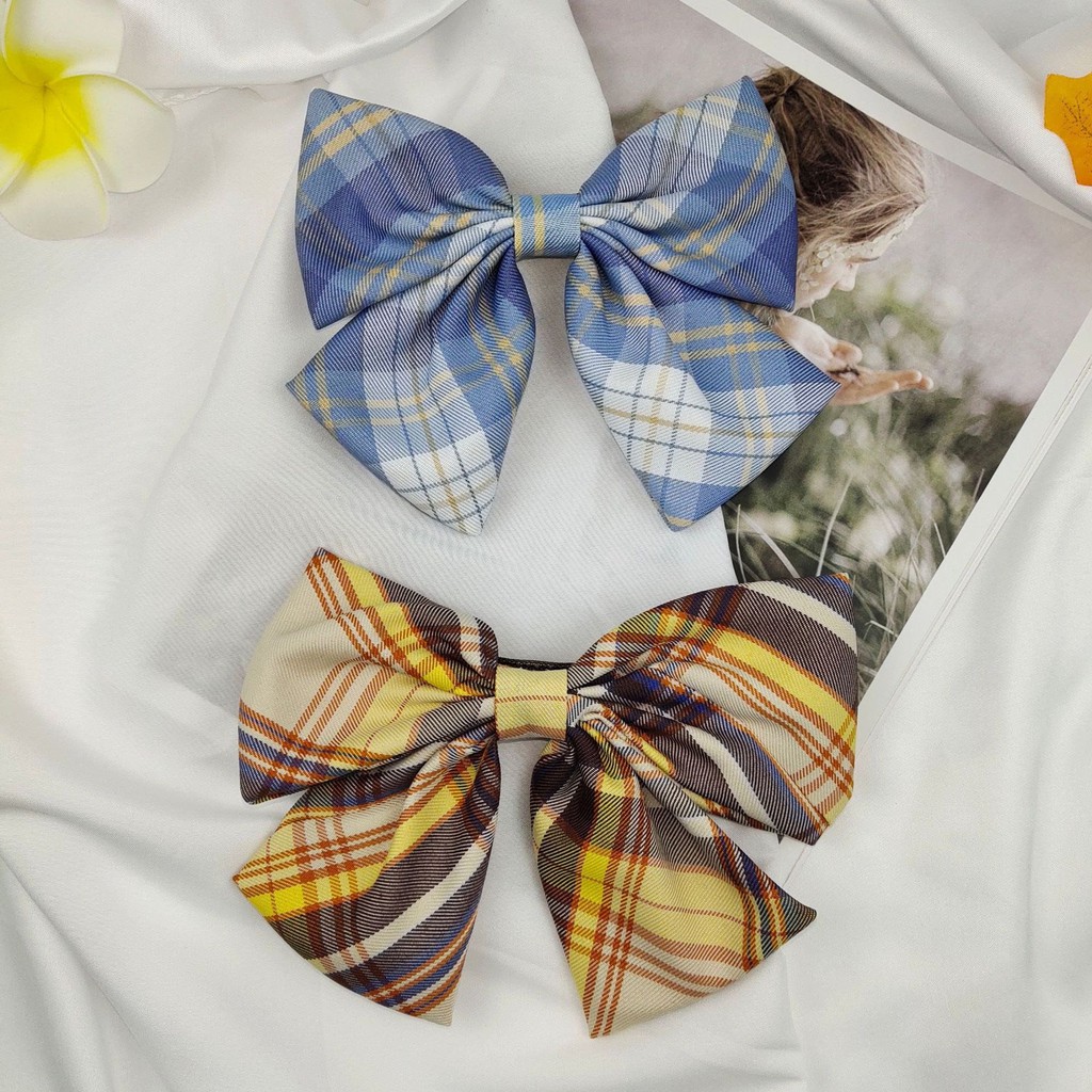 Kẹp tóc Comavi nơ hồ điệp nhiều màu siêu sang chảnh KT34