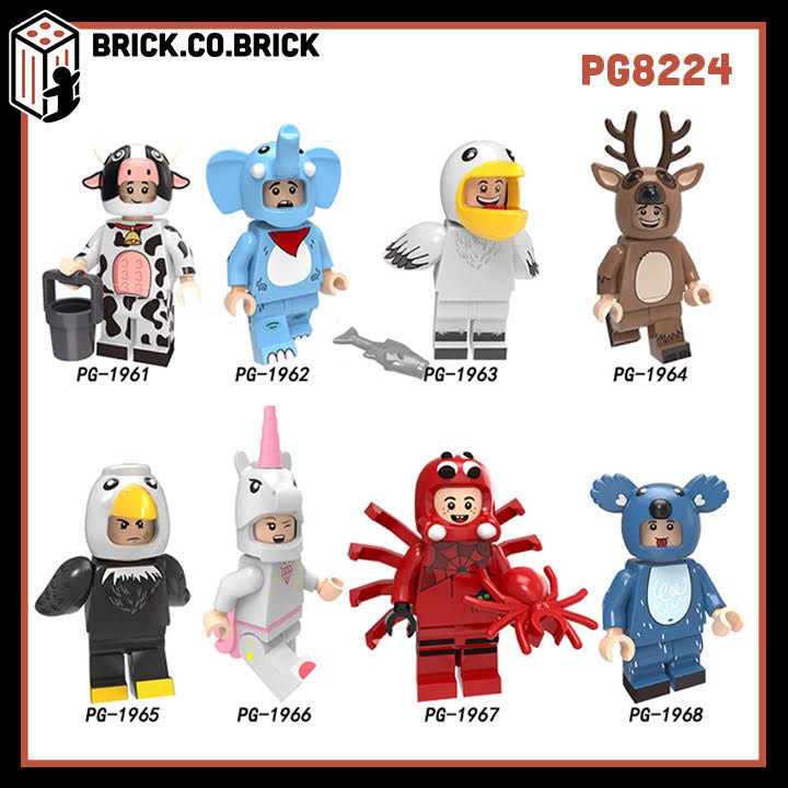 PG8224 - Đồ chơi lắp ráp minifigure nhân vật lego trò chơi Cross động vật ngộ nghĩnh- hóa trang - hoạt hình