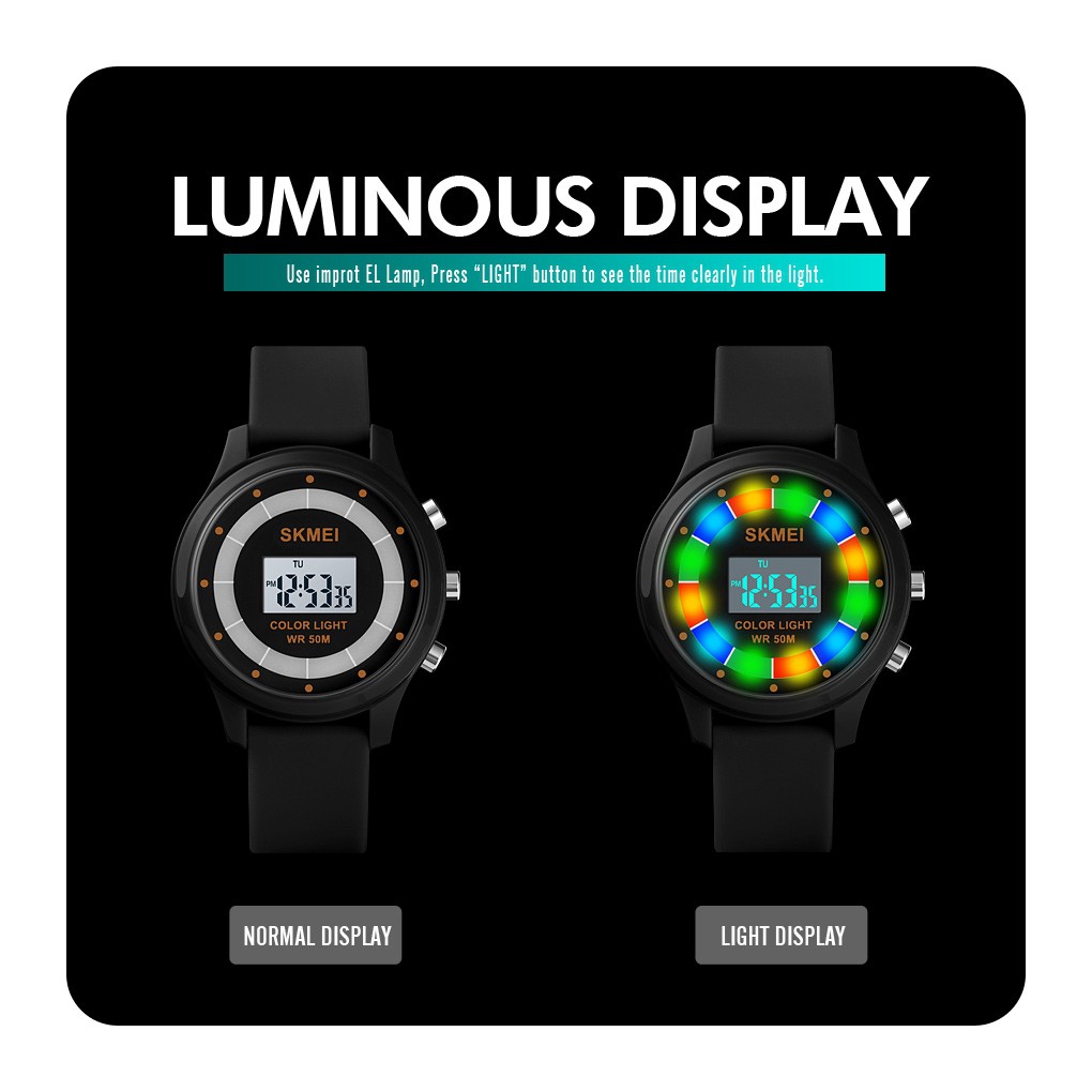 Đồng hồ điện tử thể thao SKMEI 1596 dành cho trẻ em | BigBuy360 - bigbuy360.vn