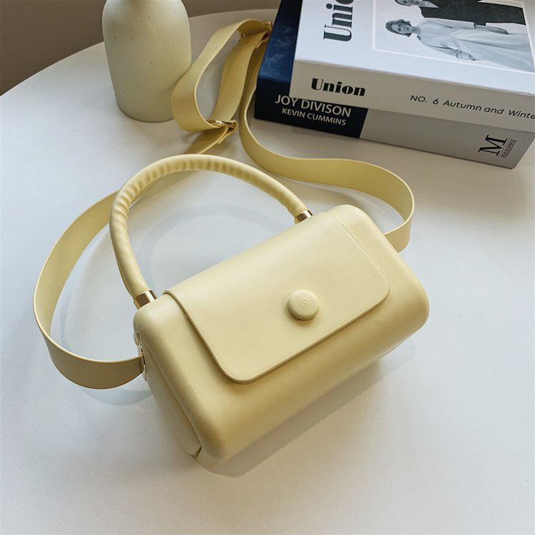 Túi Đeo Vai Màu Trơn Có Dây Bản Rộng 2021 Thời Trang Mùa Hè Cho Nữ Pu