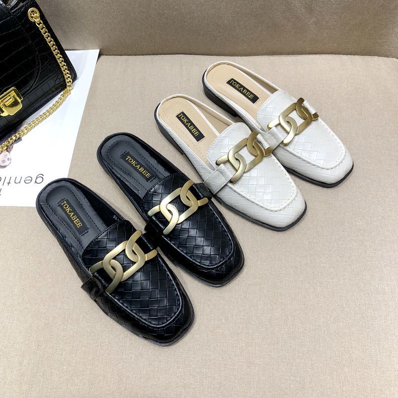 Dép Nữ Mũi Vuông Phong Cách Âu Mỹ Thời Trang | BigBuy360 - bigbuy360.vn