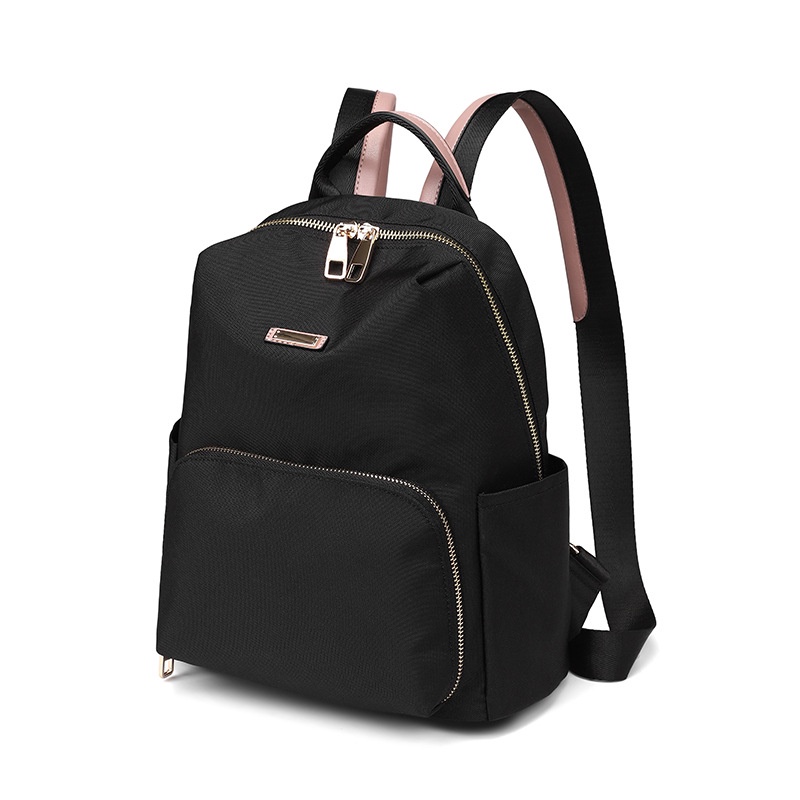 Ba lô IELGY vải oxford màu trơn đơn giản thời trang Hàn Quốc xinh xắn cho nữ