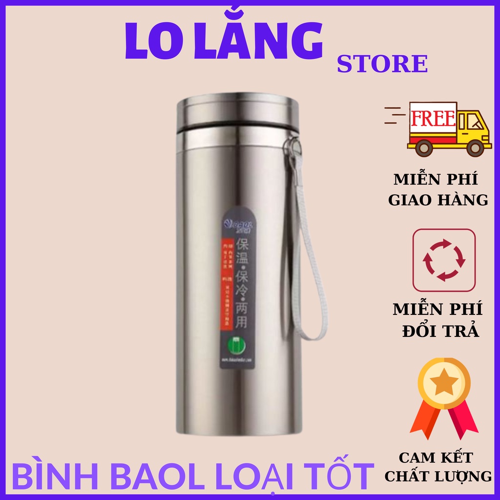 Bình giữ nhiệt BAOL inox 304 2 lớp cách nhiệt giữ nóng lạnh cao cấp