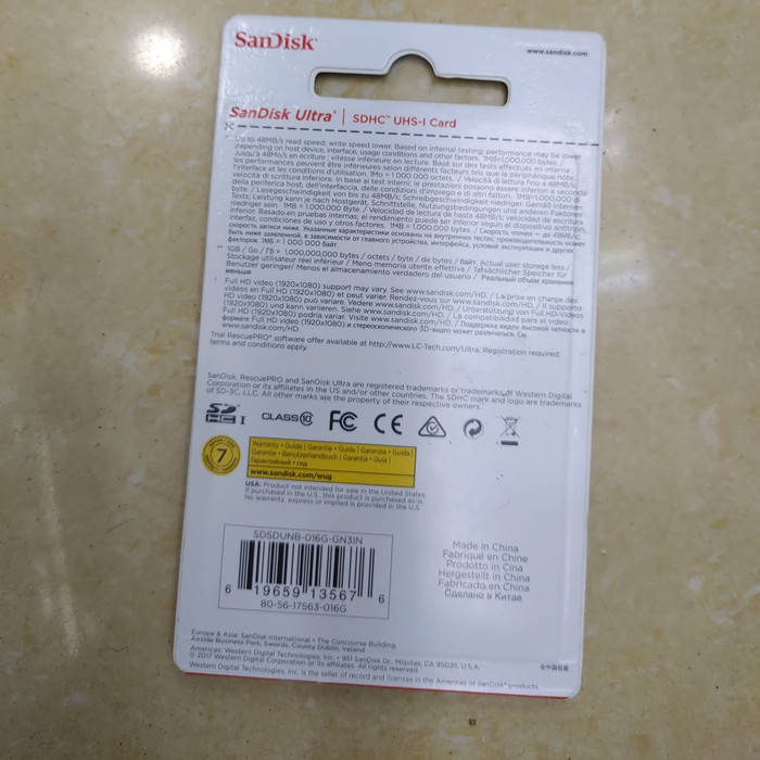 Linh Kiện Điện Tử Ultra 16gb Sdhc Class10 Tốc Độ 48mb / S | BigBuy360 - bigbuy360.vn