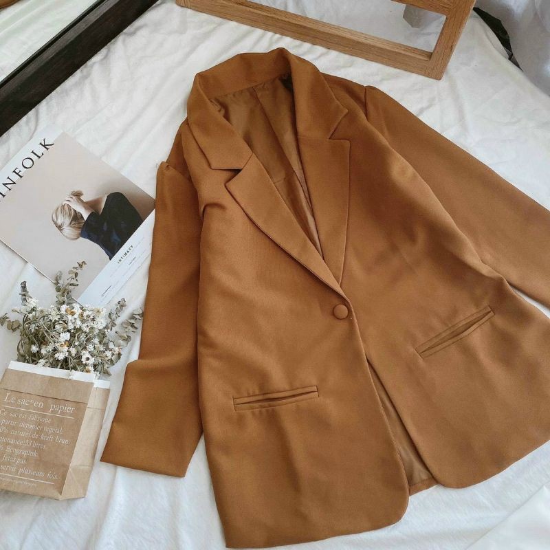 Áo Khoác Vest Nâu Vintage Sang Chảnh - DIVA_HCM | BigBuy360 - bigbuy360.vn