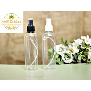 Chai nhựa chiết mỹ phẩm nắp phun sương 200ml