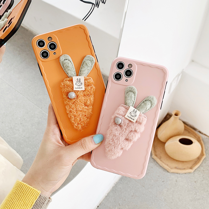 Ốp lưng hình củ cà rốt dễ thương cho Iphone Se2020 11pro Max Ix Xr Xs Max 7 8 Plus | BigBuy360 - bigbuy360.vn