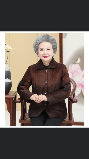 Áo khoác dạ cho bà( hàng quảng châu)sẵn hàng 1 số size | BigBuy360 - bigbuy360.vn