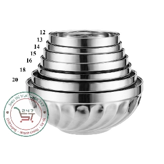 Tô inox xoắn, chén inox xoắn cao cấp