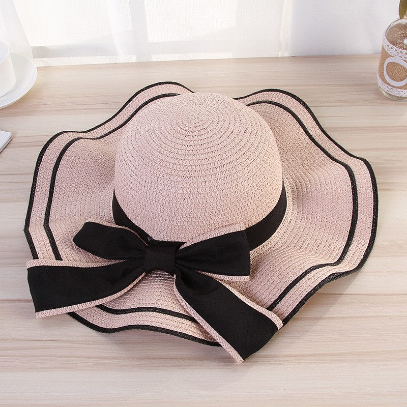 [Hot Summer] Mũ Đi Biển, Nón Cói Xinh 5 Màu Vành Rộng, Phối Nơ Cực Xinh Hè 2021