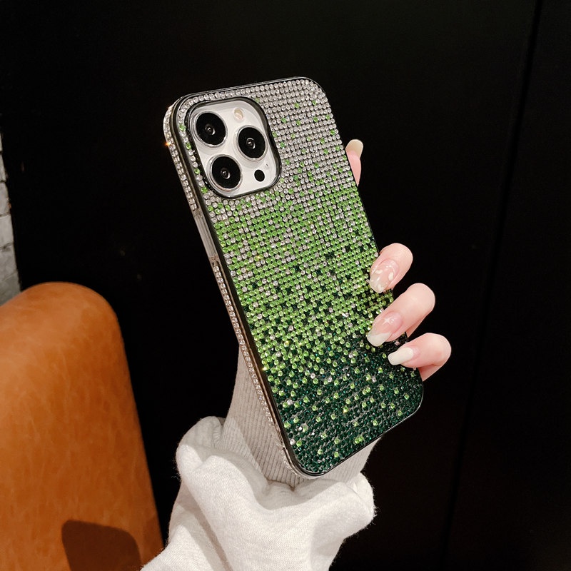 Ốp Điện Thoại Màu Gradient Lấp Lánh Sang Trọng Cho iPhone 14 Pro Max 13 Pro 12 Pro Max 14 Pro 13 12 Pro