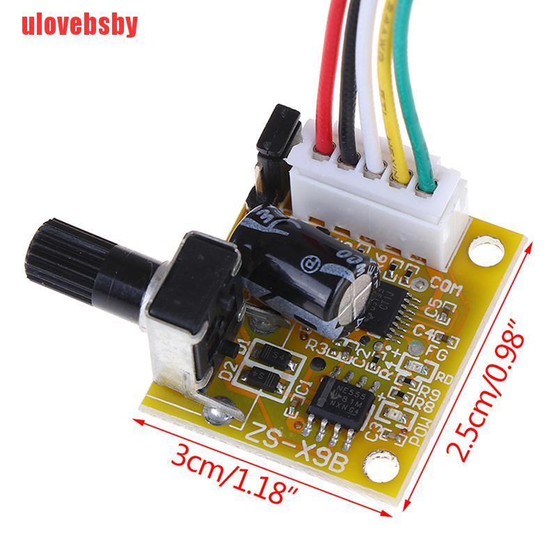 [ulovebsby]DC 5v-12v 2a 15w brushless motor speed controller no hall bldc board module