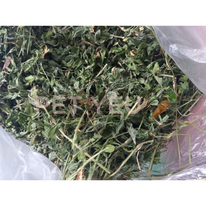 lá cỏ khô alfala (300gr )thức ăn dành cho thỏ bọ chuột lang con
