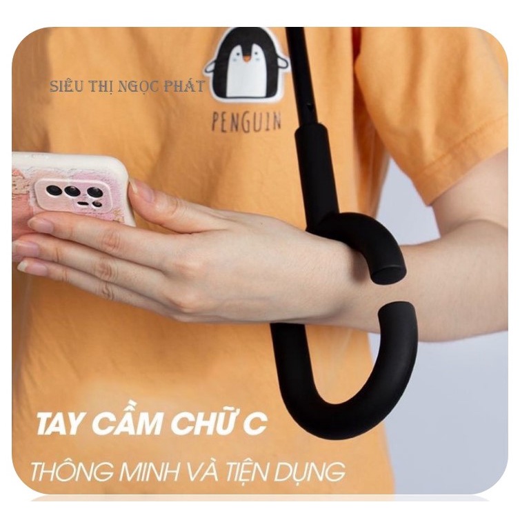 Ô, Dù Mở Ngược Che Nắng Che Mưa Nhiều Màu Xinh Xắn Đường Kính 108cm