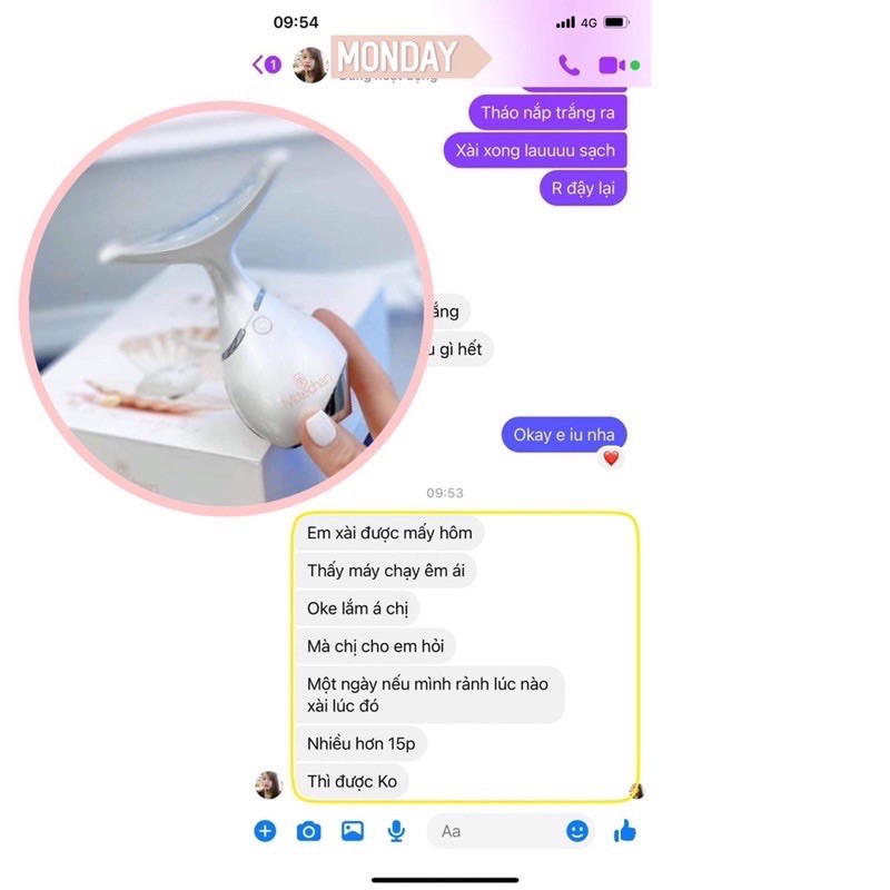 Máy Massage Và Đẩy Sâu Tinh Chất MiteChan Trẻ Hóa Và Nâng Cơ | BigBuy360 - bigbuy360.vn