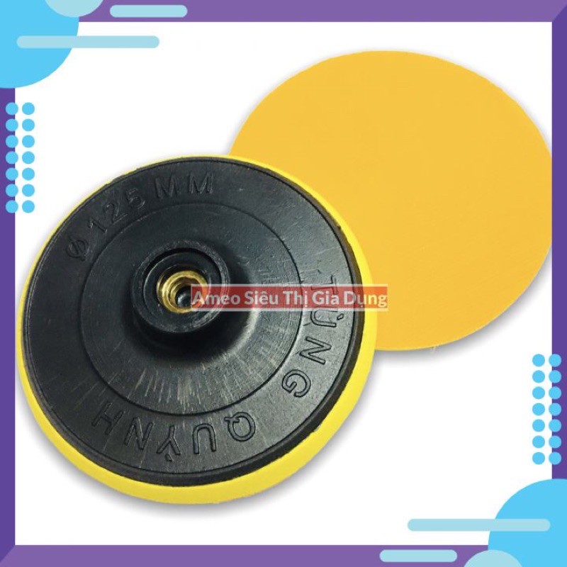 Đế nhựa dán chà nhám 125mm