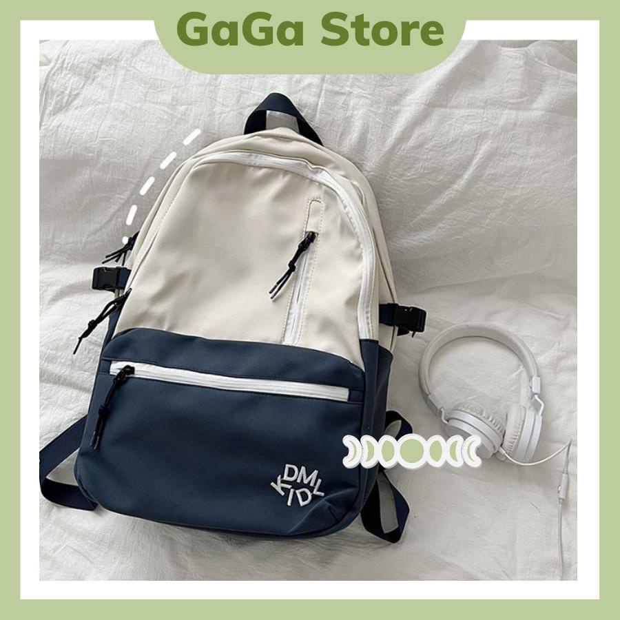 Balo trơn basic đi học nữ đẹp, cặp sách học sinh cấp 2 cấp 3 giá rẻ B401