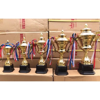 Cup kim loại trao giải( 5 size) hàng có sẵn