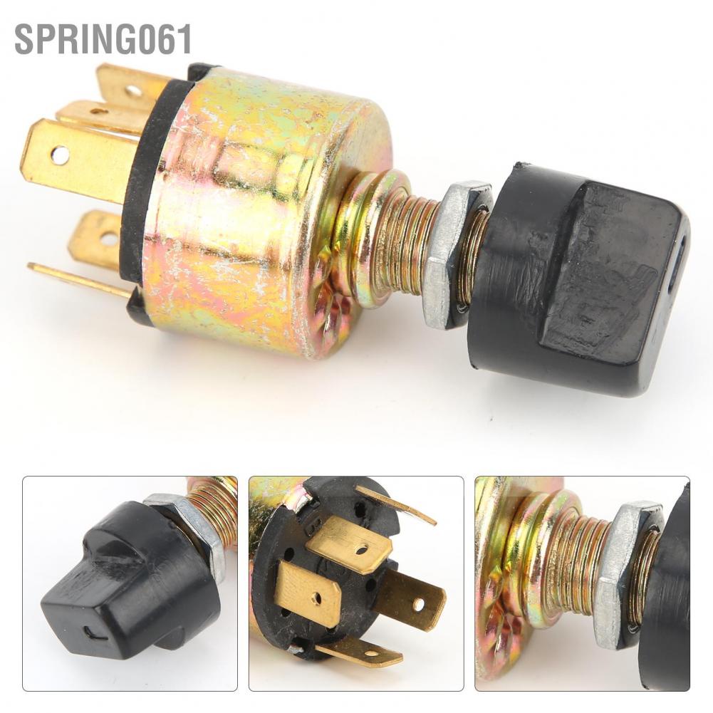 Spring061 Air Conditioning 3 Speed Blower Switch AC Control Plastic Rotation Knob Universal for 12V 24V Car Truck
