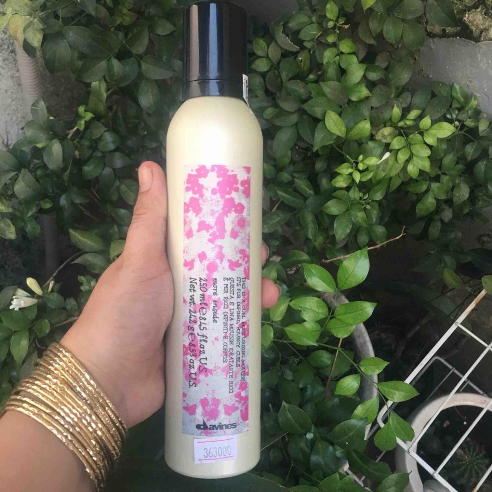 Kem bọt dưỡng ẩm cho tóc xoăn Curl Moisturizing Mousse Davines 250ml