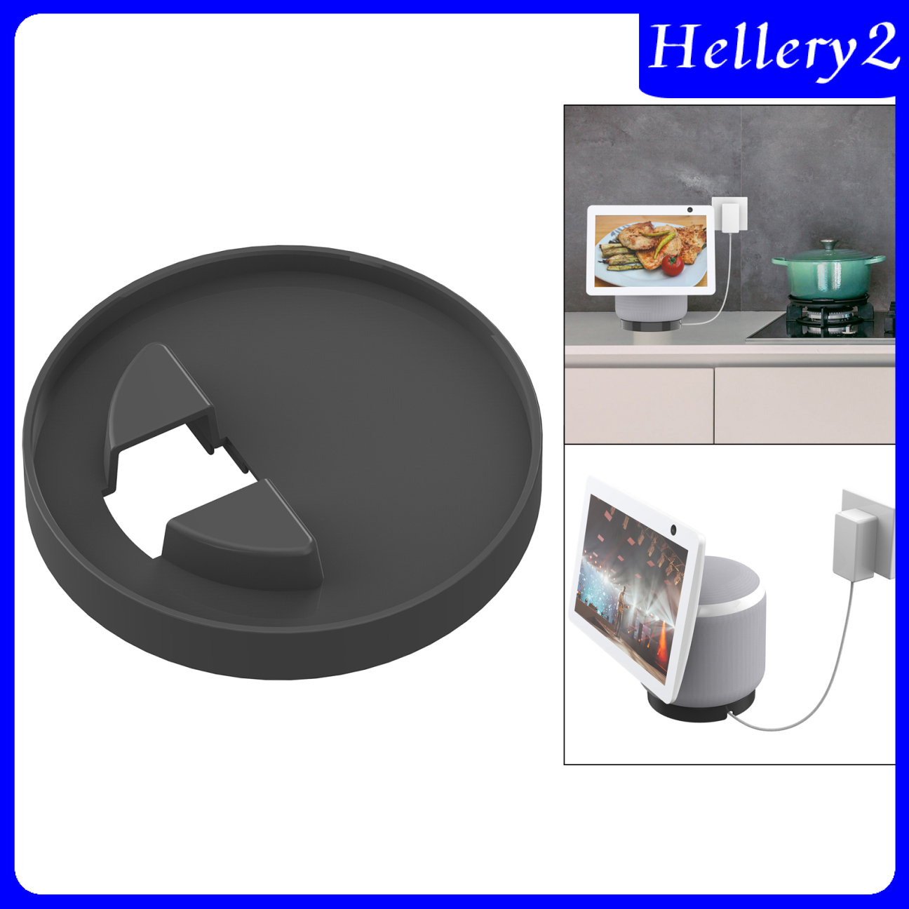 [HELLERY2]Compact Holder Stand Bracket for Echo Show 10 Smart Speaker