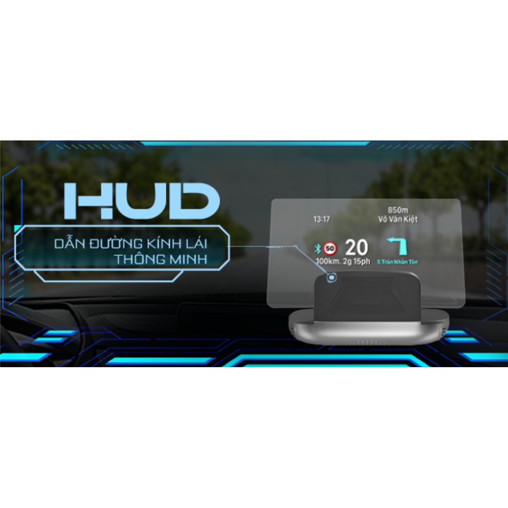 MÀN HÌNH HIỂN THỊ THÔNG MINH VIETMAP HUD H1AS