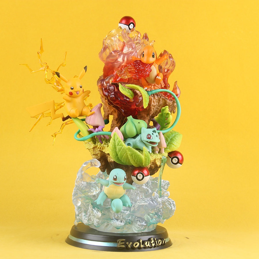 Mô hình 4 Pokemon thế hệ thứ nhất hàng mới ra cực nét, đáng yêu