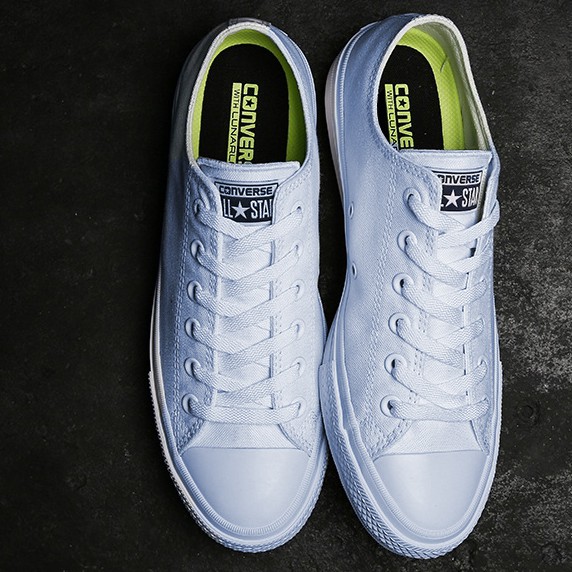 Giày Ck2 AllStar Nữ Cổ Thấp Trắng