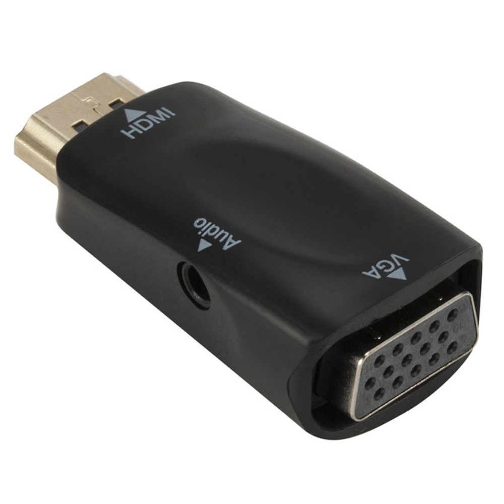 Đầu Chuyển Đổi Hdmi Sang Vga 3.5mm FHD Độ Phân Giải 1080p Cho Pc Laptop Tv Box
