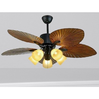 Quạt trần đèn SuperVilighting 06 Động cơ Đồng DC 50W sải cánh 1,36m 05 Cánh Bảo hành 48 tháng
