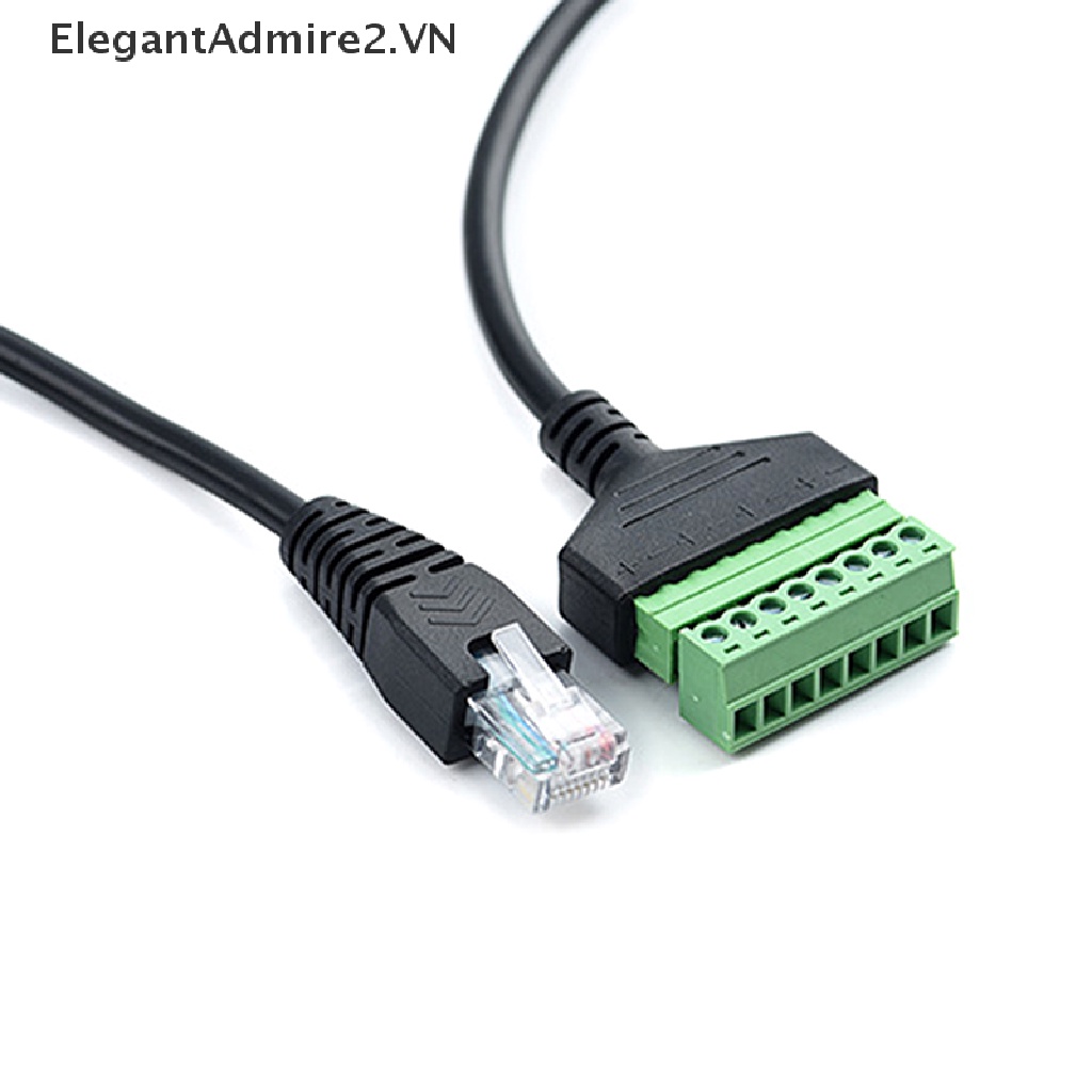 Đầu Chuyển Đổi Rj45 Ethernet Đực Sang 8 AV Pin