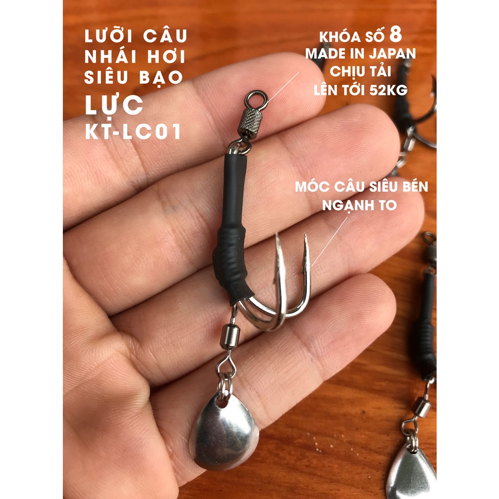 Lưỡi Câu Nhái Hơi Siêu bạo lực KT-LC 01