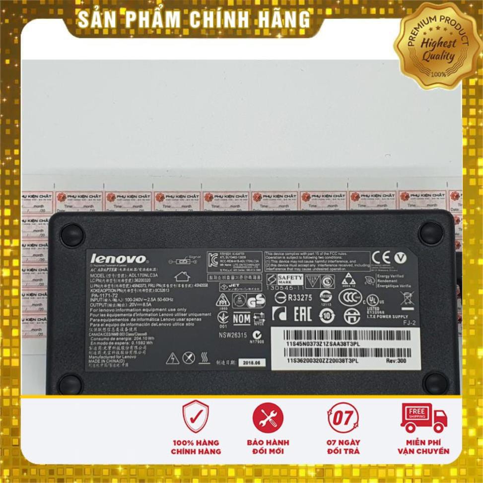 Sạc Lenovo ThinkPad 20V - 8.5A - 170W chân USB W540 W541 P50 P70 T440P T540P Legion Y720