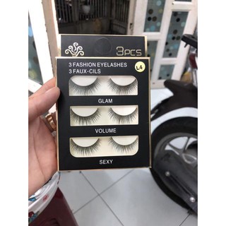 [Hình chụp] 3 cặp lông mi chồn 3D -5 mã