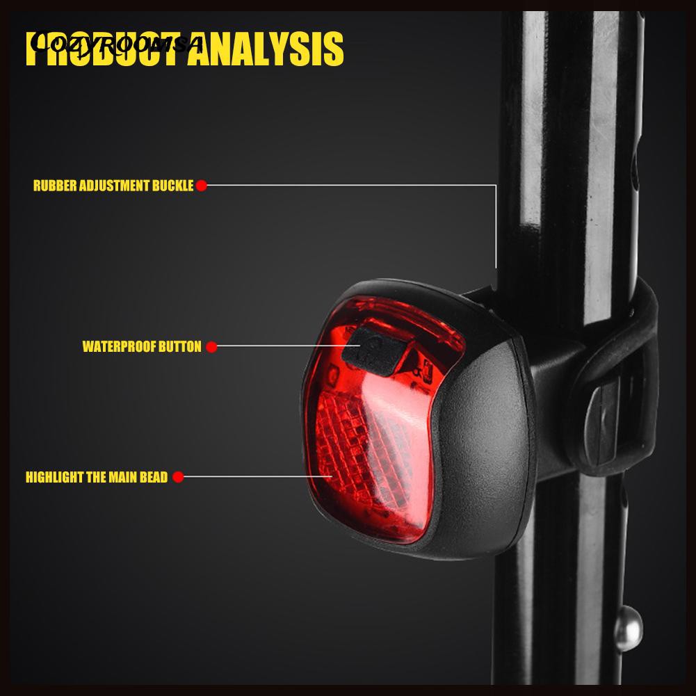 Đèn Led Chống Nước Gắn Yên Xe Đạp Tiện Dụng