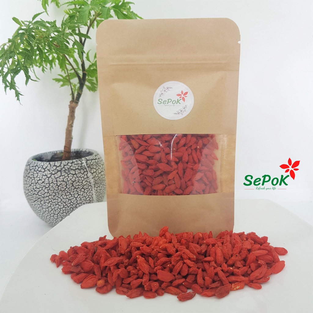 Kỷ Tử Sấy Khô 100g-Hạt To,Đẹp-Sepok