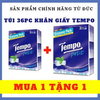 1 túi 36 gói /khăn giấy bỏ túi tempo petit cao cấp