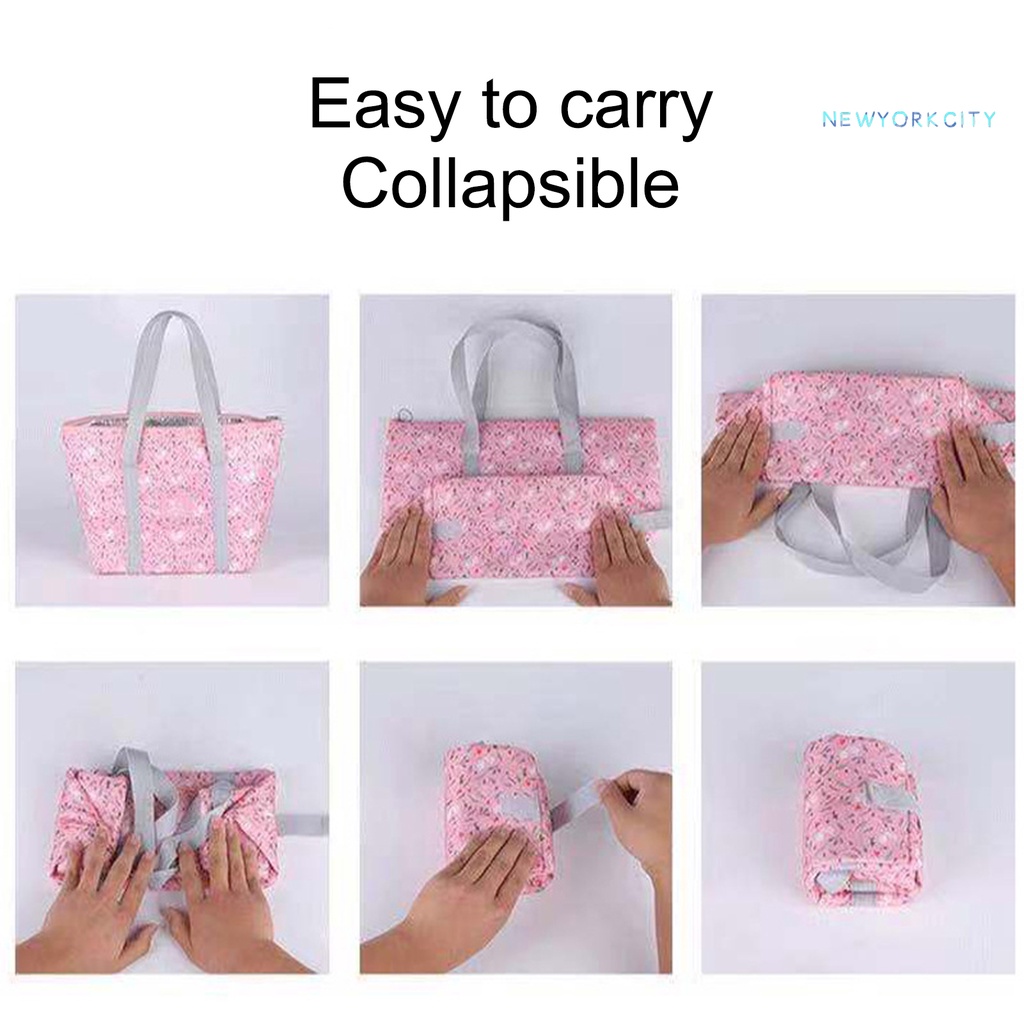 Túi Đựng Cơm Trưa NYC Cỡ Lớn Bằng Vải Chống Nước Cách Nhiệt