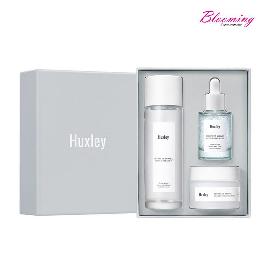 [Mã FMCGM100 - 10% đơn 500K] Bộ 3 Sản Phẩm Dưỡng Ẩm Huxley Hydration Trio